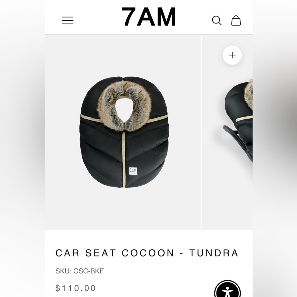 7 AM Enfant Car seat Cocoon Tundra